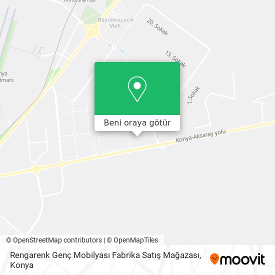 Rengarenk Genç Mobilyası Fabrika Satış Mağazası harita