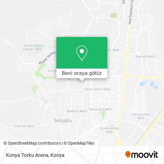 Konya Torku Arena harita