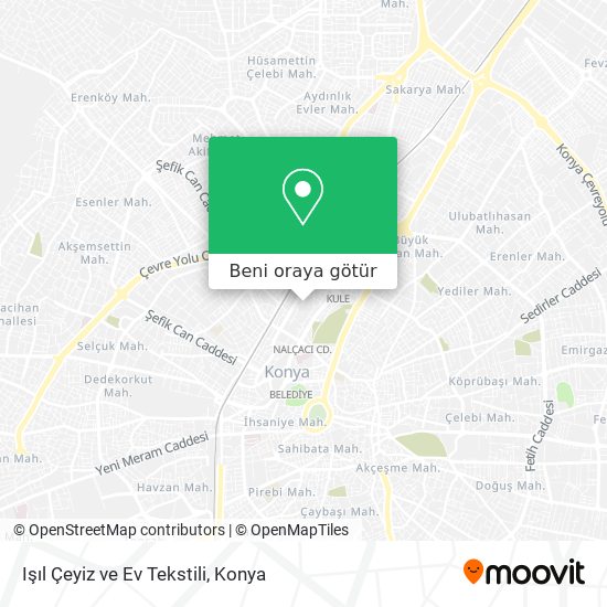 Işıl Çeyiz ve Ev Tekstili harita