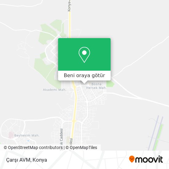 Çarşı AVM harita