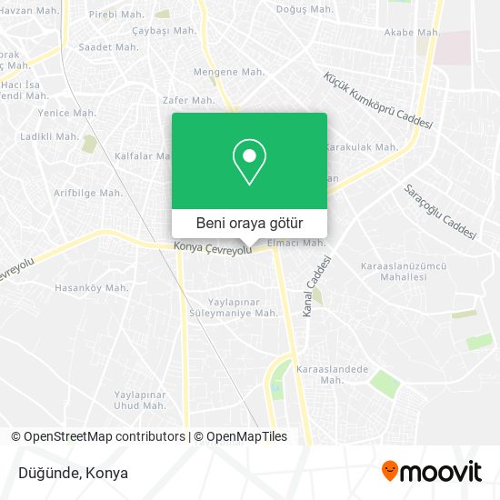 Düğünde harita