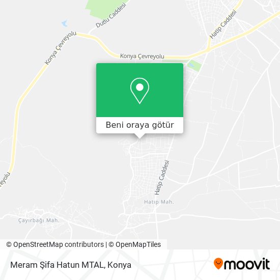 Meram Şifa Hatun MTAL harita