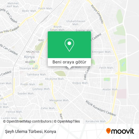 Şeyh Ulema Türbesi harita