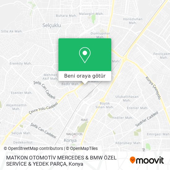 MATKON OTOMOTİV MERCEDES & BMW ÖZEL SERVİCE & YEDEK PARÇA harita