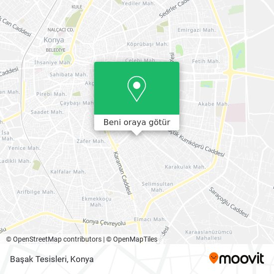 Başak Tesisleri harita