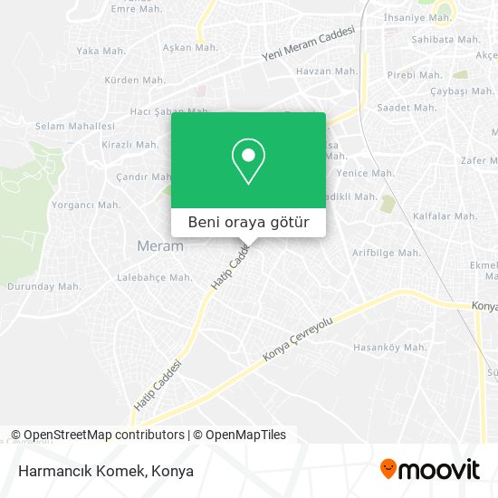 Harmancık Komek harita