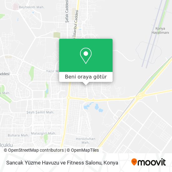 Sancak Yüzme Havuzu ve Fitness Salonu harita