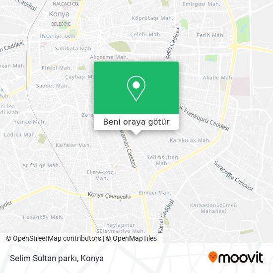 Selim Sultan parkı harita