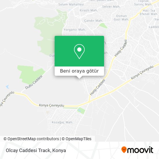 Olcay Caddesi Track harita