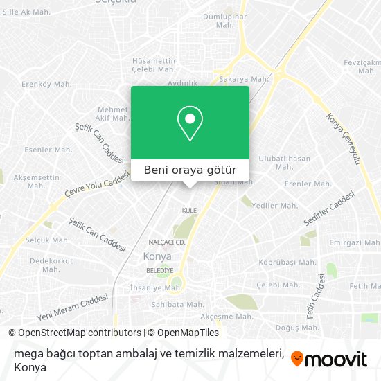mega bağcı toptan ambalaj ve temizlik malzemeleri harita