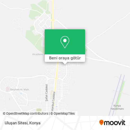 Uluşan Sitesi harita