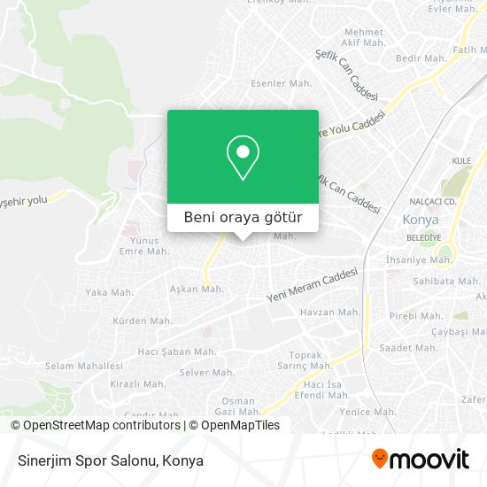 Sinerjim Spor Salonu harita