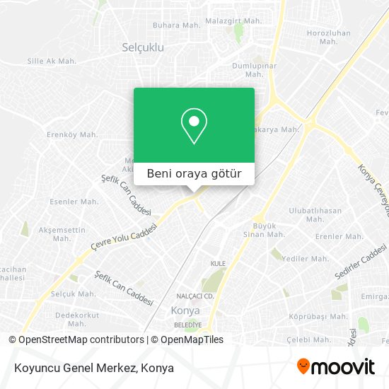 Koyuncu Genel Merkez harita