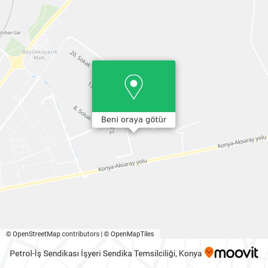 Petrol-İş Sendikası İşyeri Sendika Temsilciliği harita