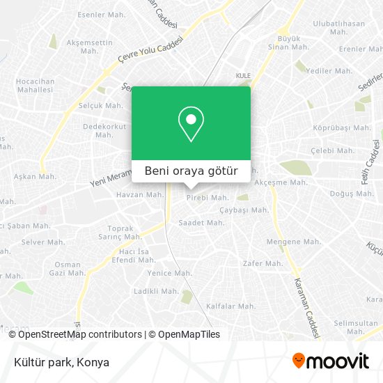Kültür park harita