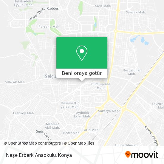 Neşe Erberk Anaokulu harita