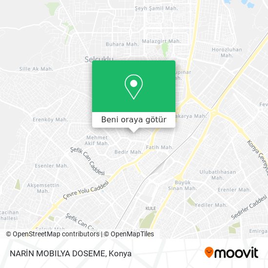 NARİN MOBILYA DOSEME harita