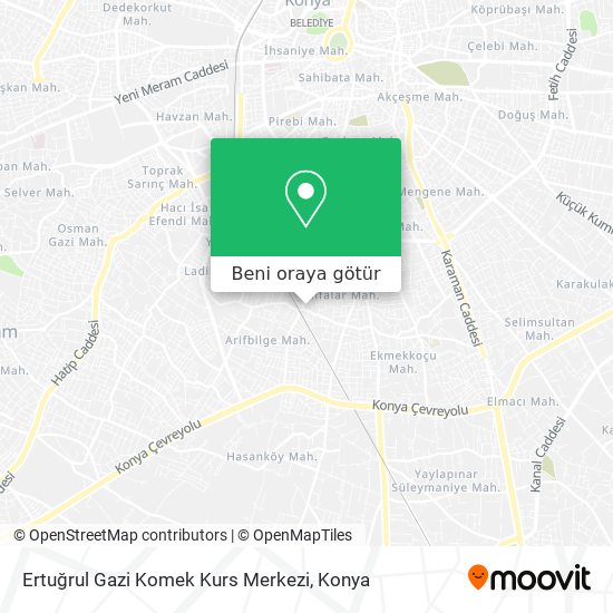 Ertuğrul Gazi Komek Kurs Merkezi harita