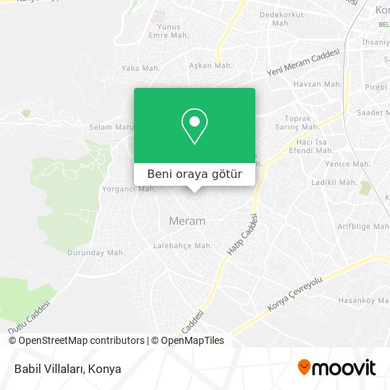 Babil Villaları harita