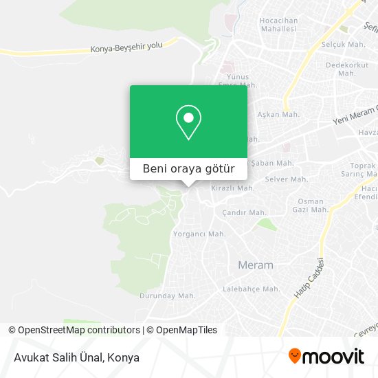 Avukat Salih Ünal harita