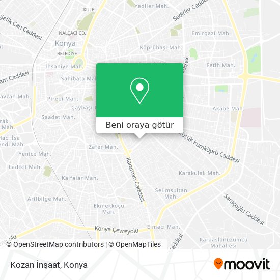 Kozan İnşaat harita
