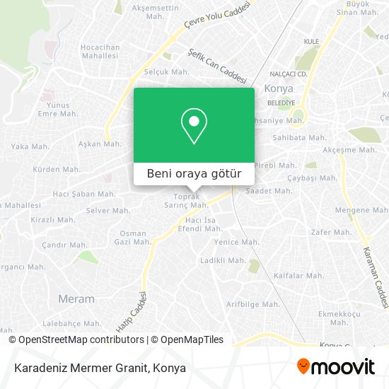 Karadeniz Mermer Granit harita