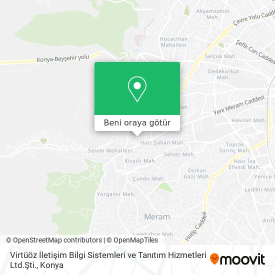 Virtüöz İletişim Bilgi Sistemleri ve Tanıtım Hizmetleri Ltd.Şti. harita