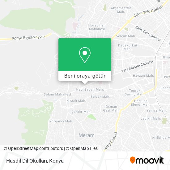 Hasdil Dil Okulları harita