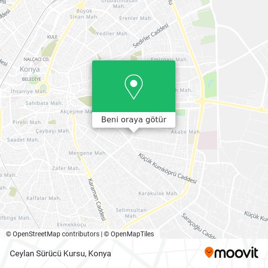 Ceylan Sürücü Kursu harita