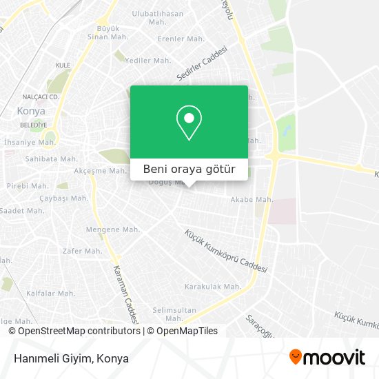 Hanımeli Giyim harita