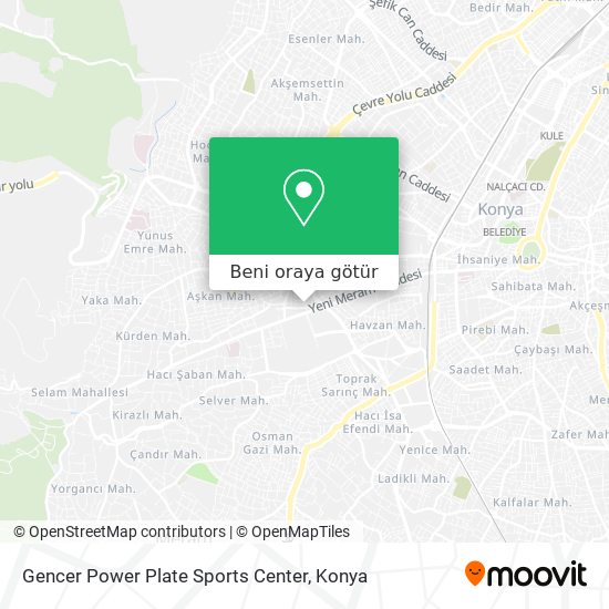 Gencer Power Plate Sports Center harita