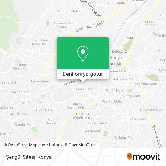 Şengül Sitesi harita