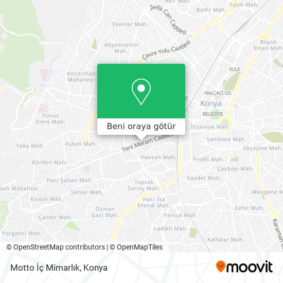 Motto İç Mimarlık harita