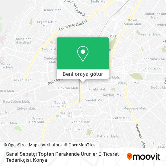 Sanal Sepetçi Toptan Perakende Ürünler E-Ticaret Tedarikçisi harita