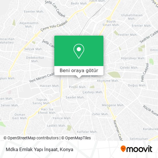 Mdka Emlak Yapı İnşaat harita