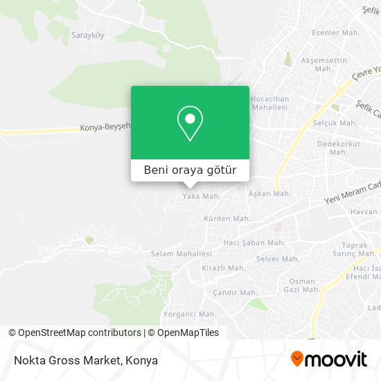 Nokta Gross Market harita