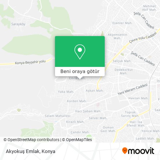 Akyokuş Emlak harita