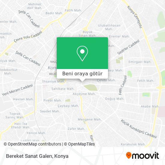 Bereket Sanat Galerı harita