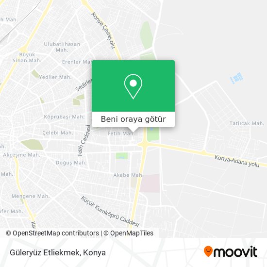 Güleryüz Etliekmek harita