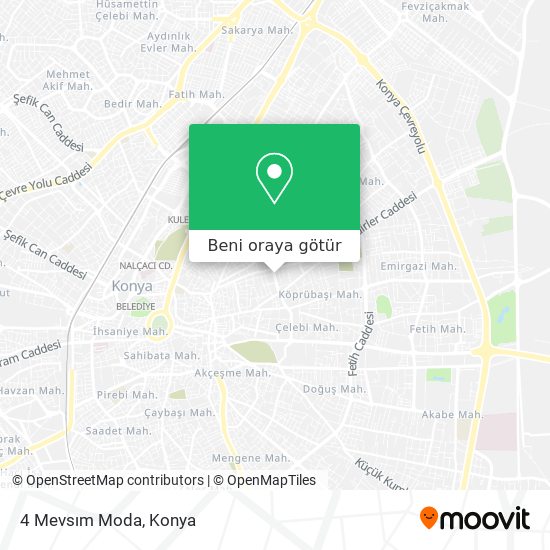 4 Mevsım Moda harita