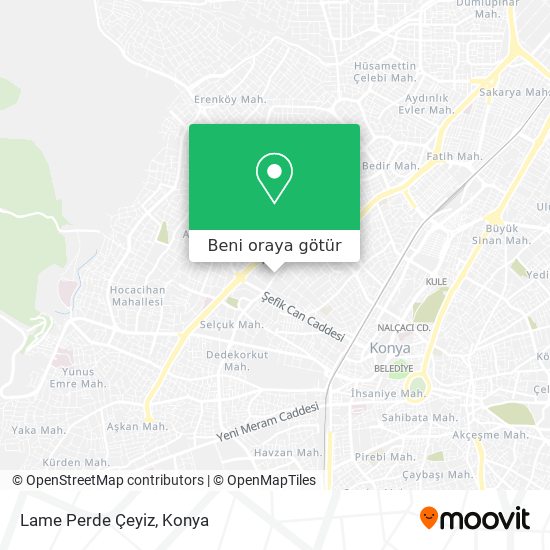 Lame Perde Çeyiz harita