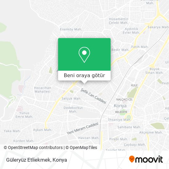 Güleryüz Etliekmek harita