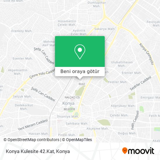 Konya Kulesite 42.Kat harita