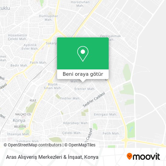 Aras Alışveriş Merkezleri & İnşaat harita