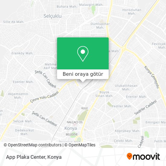 App Plaka Center harita