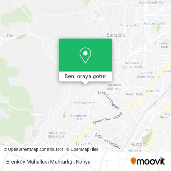 Erenköy Mahallesi Muhtarlığı harita