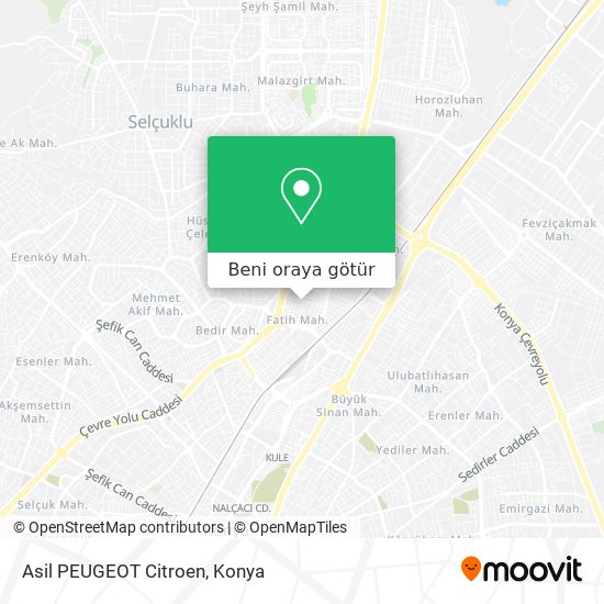 Asil PEUGEOT Citroen harita