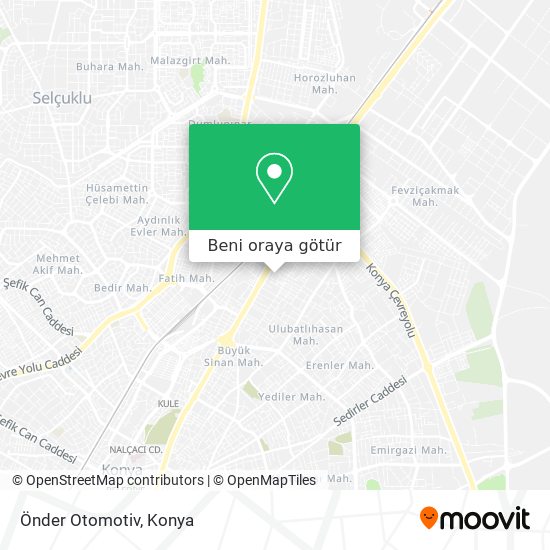 Önder Otomotiv harita