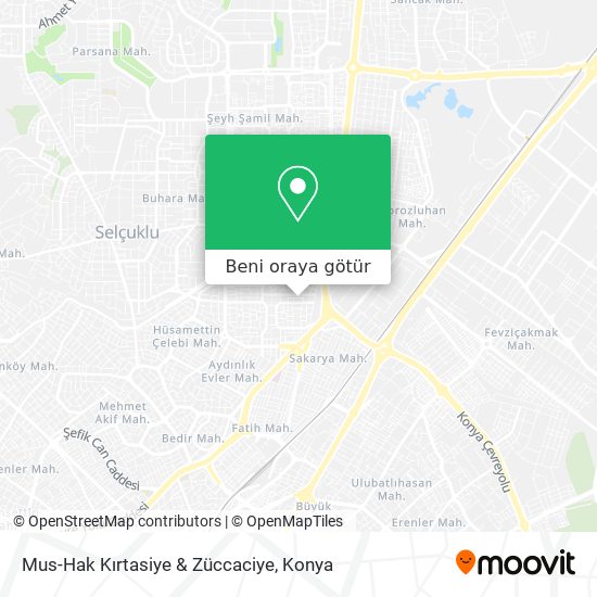 Mus-Hak Kırtasiye & Züccaciye harita