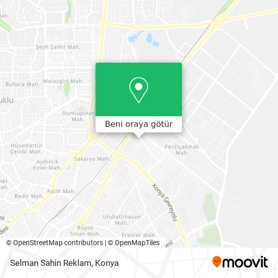 Selman Sahin Reklam harita